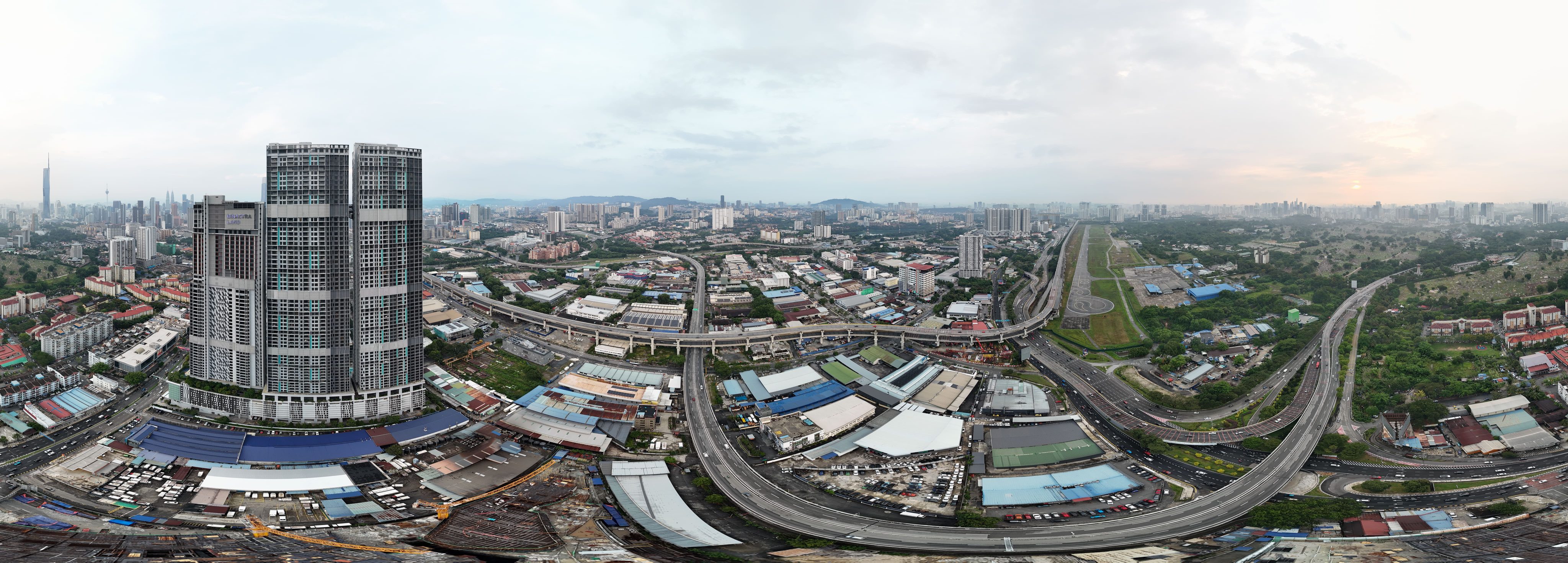 Aricia Residences aerial panorama preview